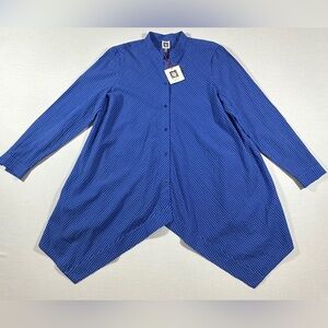 Woman’s Anne Klein Long Button Down Top Size 1X (NWT)​​